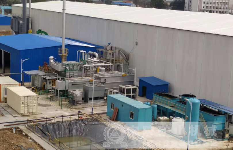 土壤修復設備現場